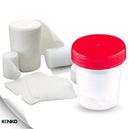 Gasas y Frascos estériles